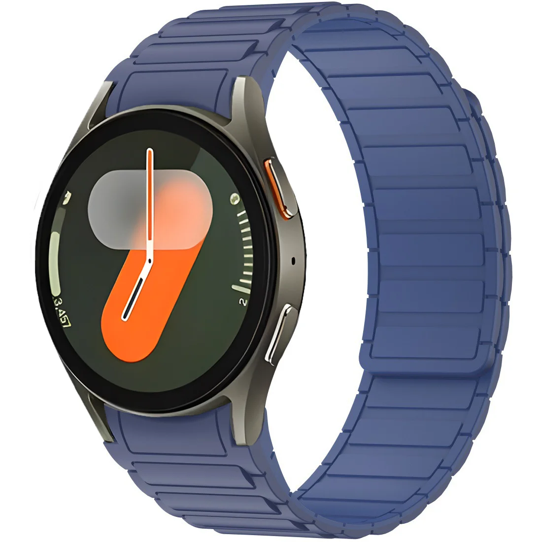 No Gaps Magnetic Silicone Strap For Samsung Galaxy Watch FE 7 6 5 4 40/44mm 5 Pro 45mm Comfortable Band Galaxy 6 Classic 43/47mm