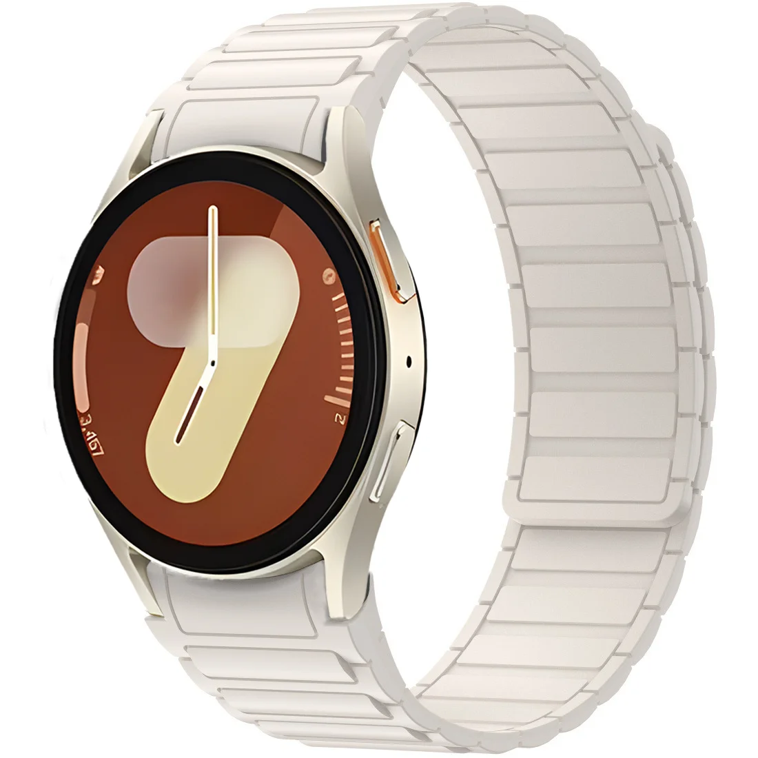 No Gaps Magnetic Silicone Strap For Samsung Galaxy Watch FE 7 6 5 4 40/44mm 5 Pro 45mm Comfortable Band Galaxy 6 Classic 43/47mm