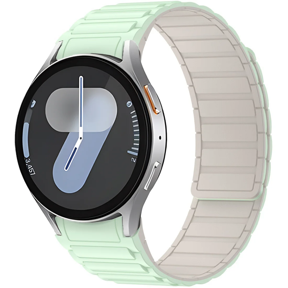 No Gaps Magnetic Silicone Strap For Samsung Galaxy Watch FE 7 6 5 4 40/44mm 5 Pro 45mm Comfortable Band Galaxy 6 Classic 43/47mm