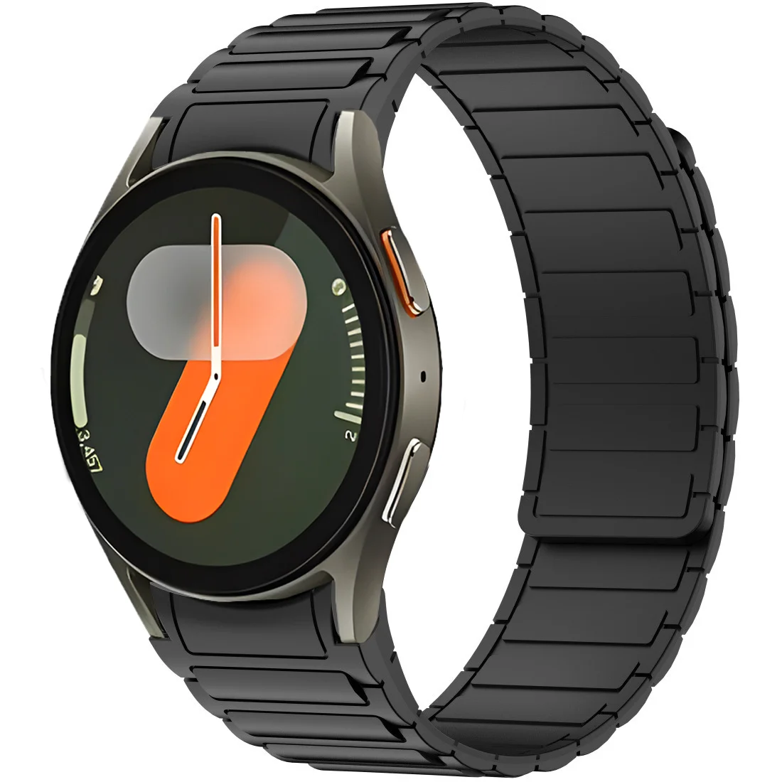 No Gaps Magnetic Silicone Strap For Samsung Galaxy Watch FE 7 6 5 4 40/44mm 5 Pro 45mm Comfortable Band Galaxy 6 Classic 43/47mm