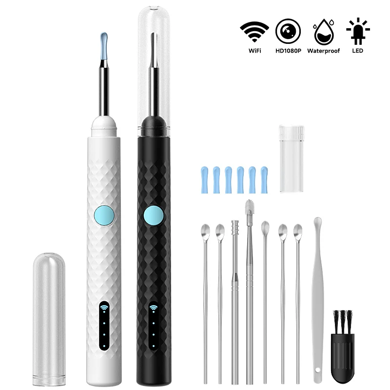 Visual Ear Otoscope HD1080P 4.2mm Camera Ear Pick Kits Digital Ear Sticks Ear Cleaner Endoscope Health Care for Iphone Android