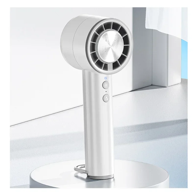 Lenovo Handheld Fan Ice Pack Refrigeration Air Conditioner Portable Silent High-Speed LED Display USB Charging Fan 2026 New
