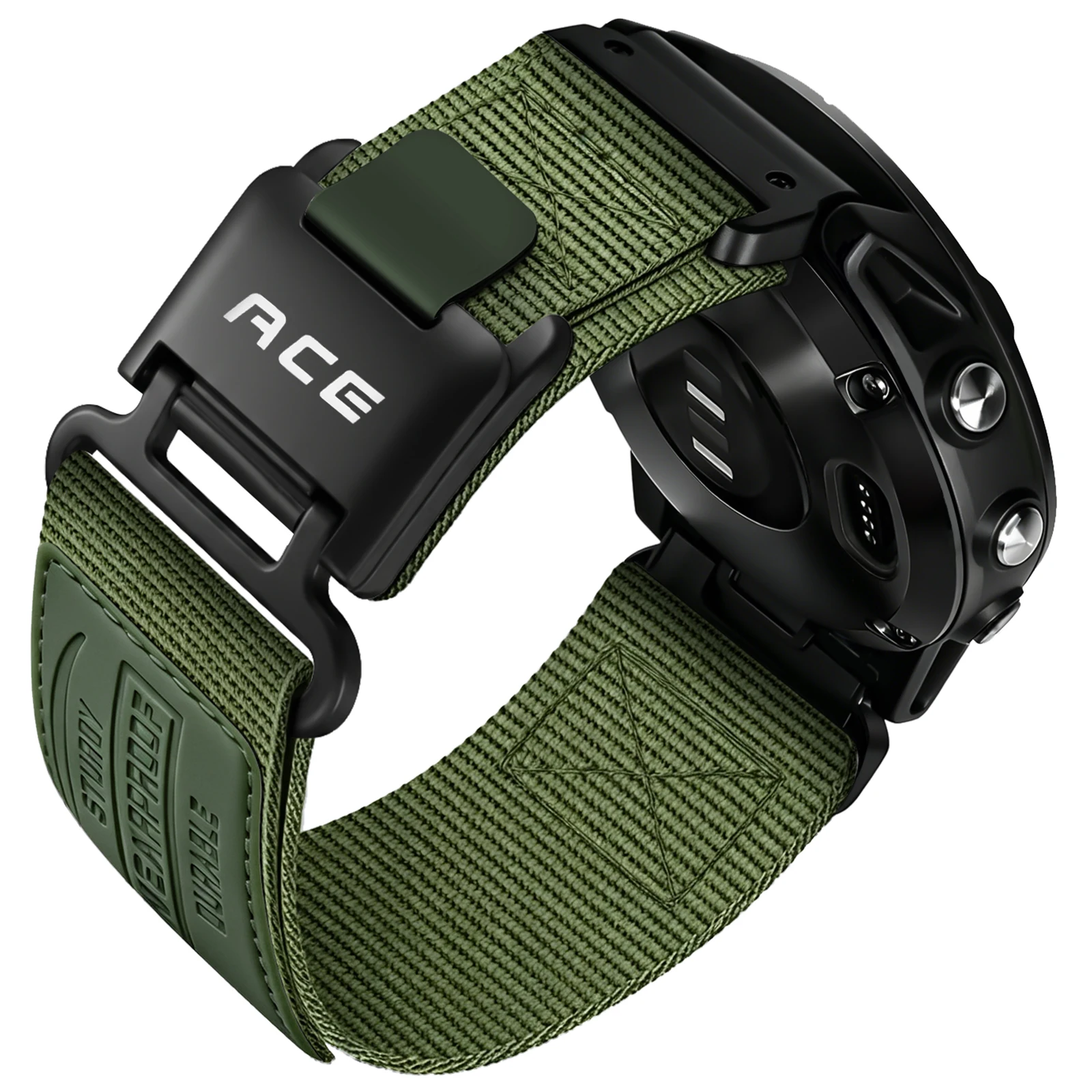 Compatible with Garmin Watch Band - 22mm/26mm Quick-Release Nylon Men's Strap, Suitable for Fenix 8/7/7X/6/5 Epix Gen2/Enduro3