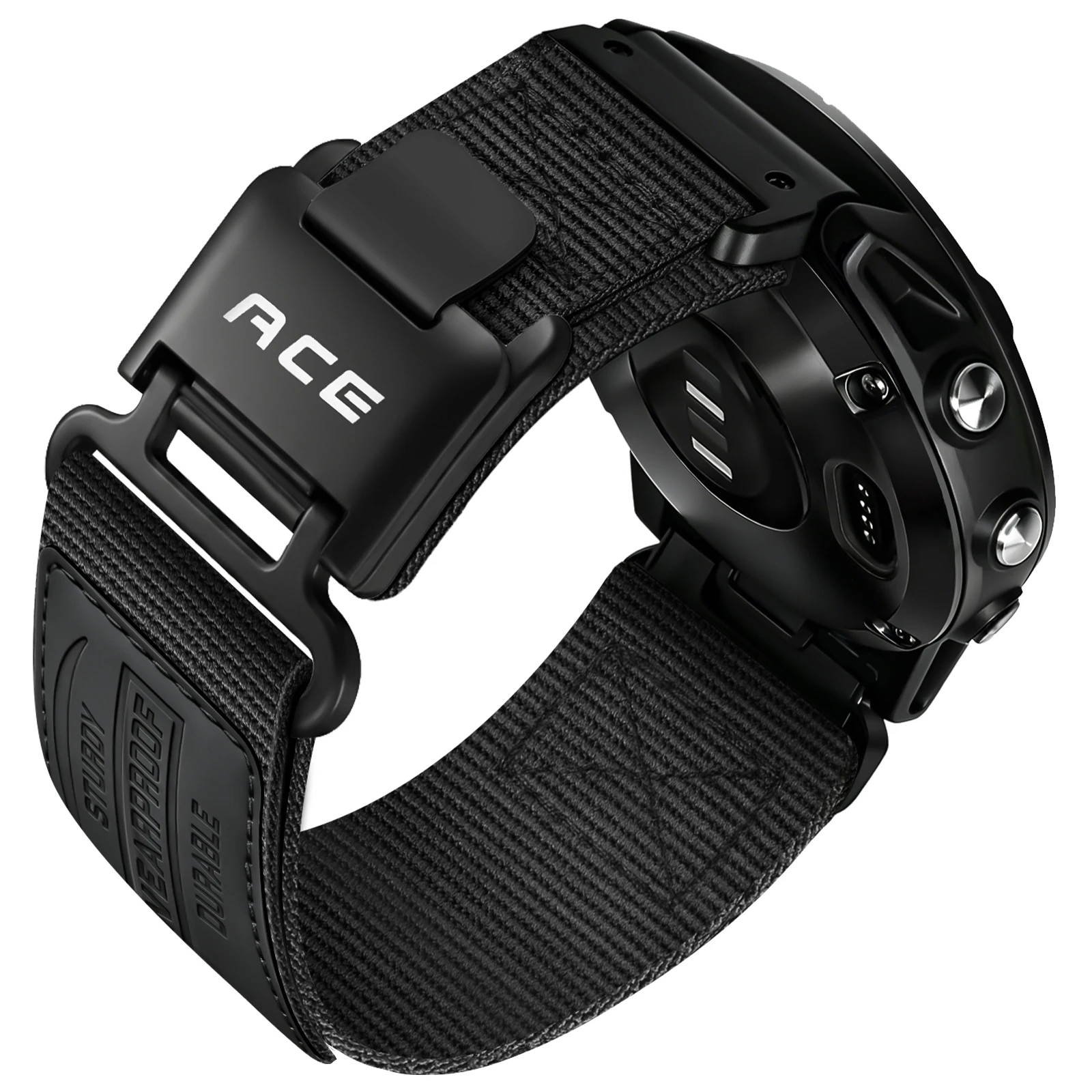 Compatible with Garmin Watch Band - 22mm/26mm Quick-Release Nylon Men's Strap, Suitable for Fenix 8/7/7X/6/5 Epix Gen2/Enduro3
