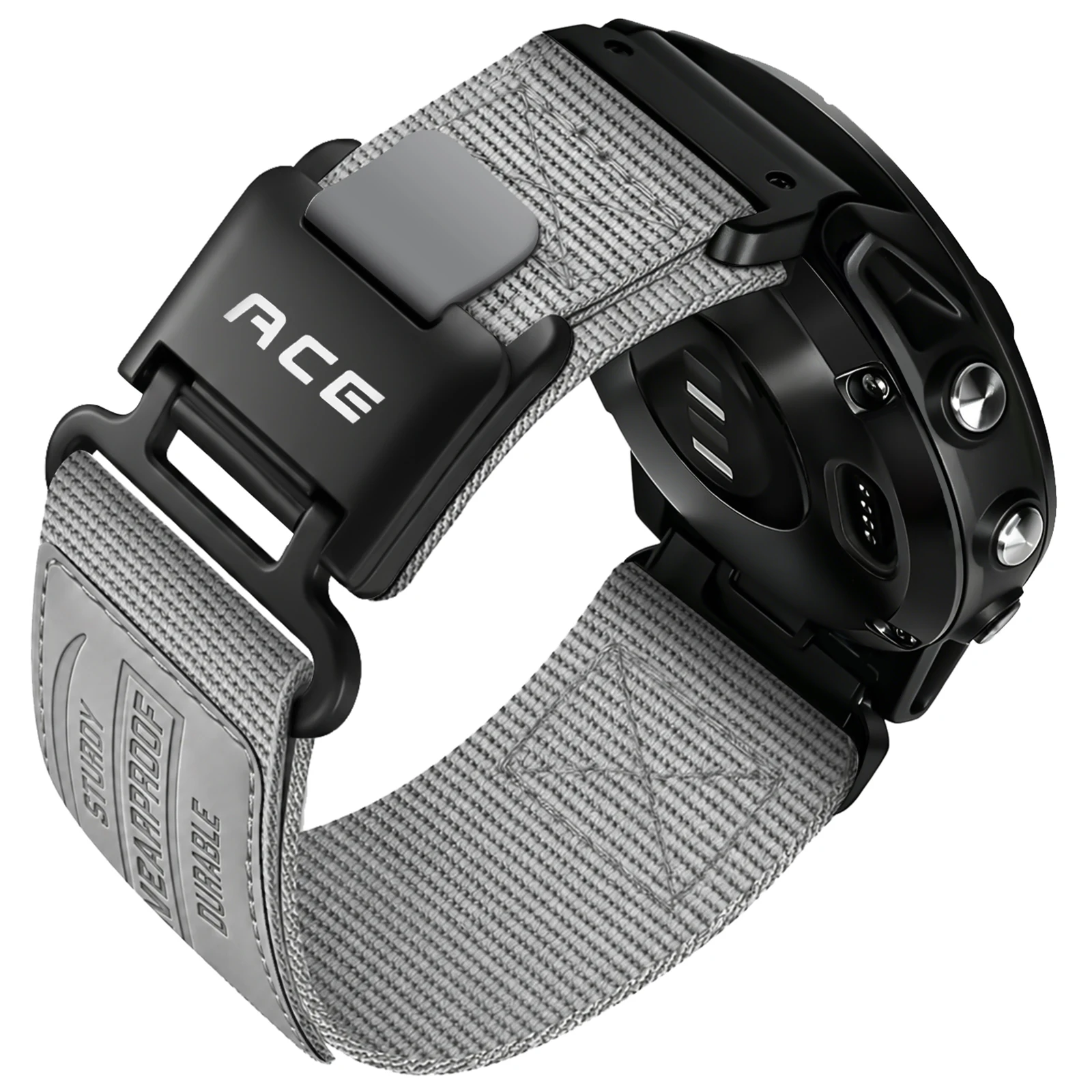 Compatible with Garmin Watch Band - 22mm/26mm Quick-Release Nylon Men's Strap, Suitable for Fenix 8/7/7X/6/5 Epix Gen2/Enduro3