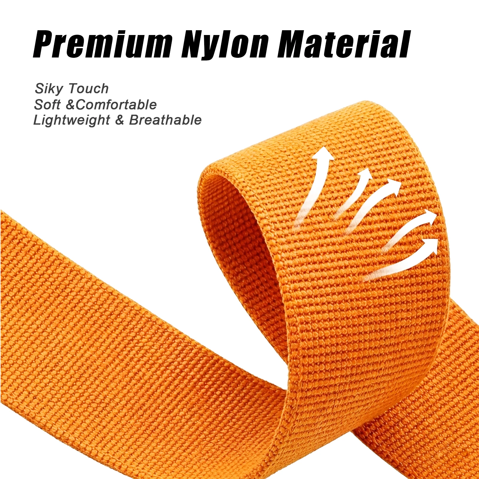 Compatible with Garmin Watch Band - 22mm/26mm Quick-Release Nylon Men's Strap, Suitable for Fenix 8/7/7X/6/5 Epix Gen2/Enduro3