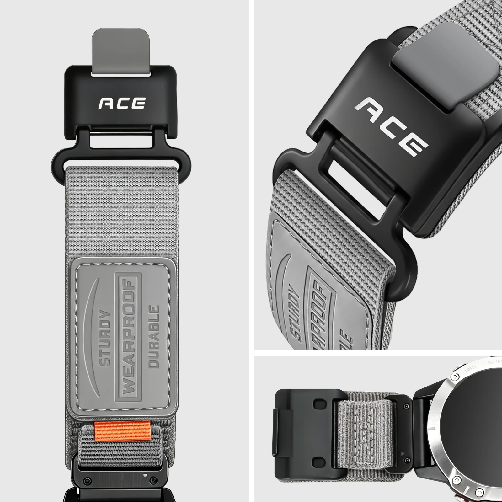 Compatible with Garmin Watch Band - 22mm/26mm Quick-Release Nylon Men's Strap, Suitable for Fenix 8/7/7X/6/5 Epix Gen2/Enduro3
