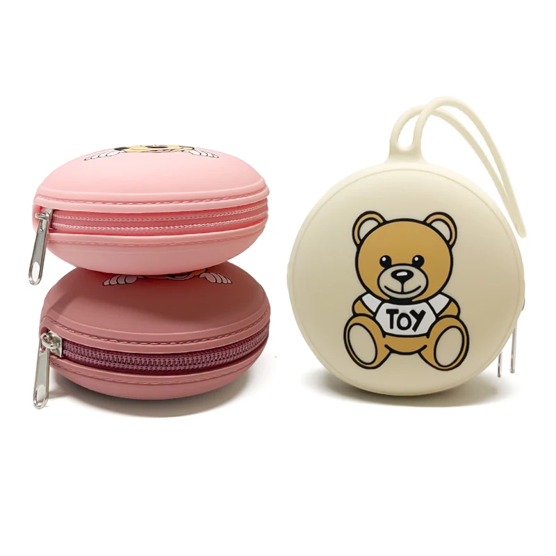 1pcs Baby Silicone New Nipple Bag Is Easy To Carry Silicone Baby Food-Grade Pendant DIY Accessories Baby Toy Gift