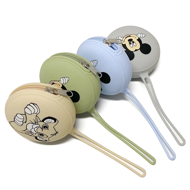 1pcs Baby Silicone New Nipple Bag Is Easy To Carry Silicone Baby Food-Grade Pendant DIY Accessories Baby Toy Gift