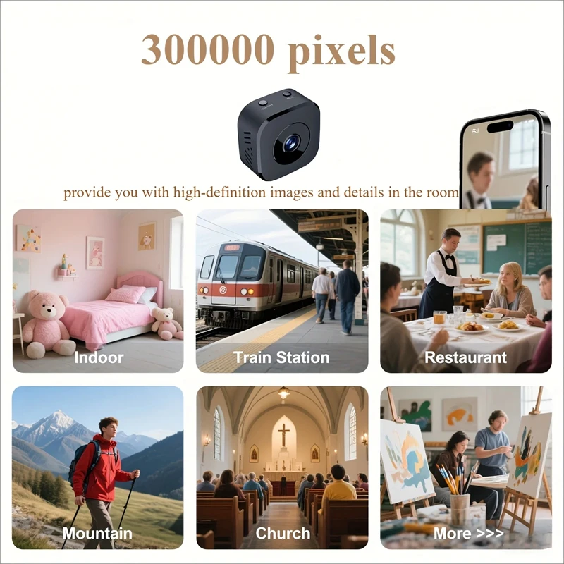 NEW 4K Full HD Wifi Smart Camera Mini Security Surveillance Camera Dual Way Audio Motion Detection Infrared Night Vision HomeCam