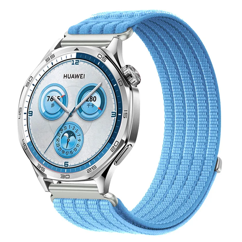 18mm 20mm 22mm Nylon Band for Huawei Watch GT6/5 GT6/5Pro 46mm 3Pro Sport Strap for Samsung Galaxy Watch 7 6 5 4 Bracelet