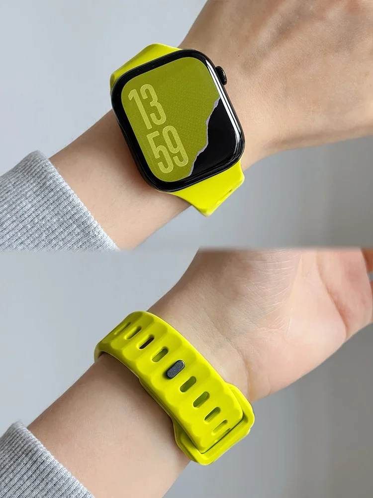 Creative Inclined Design Strap For Apple Watch Band For Apple Watch Series 12 11 10 9 8 7 6 40mm 41mm 42mm 44mm 45mm 46mm Band