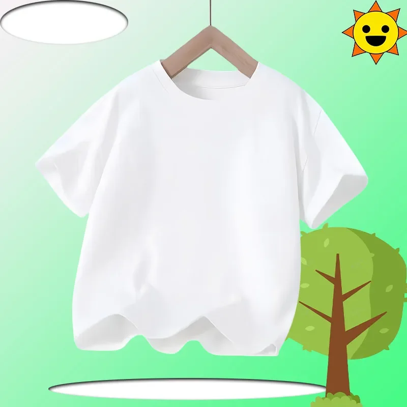 Base Tee White Pink Summer Soft Short-Sleeve Clothes Birthday Gift Minnie Mouse Disney T-shirt Kids Number T-shirts Cute Cartoon
