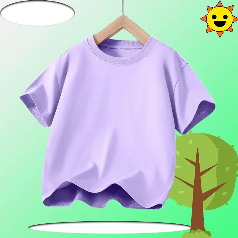 Base Tee White Pink Summer Soft Short-Sleeve Clothes Birthday Gift Minnie Mouse Disney T-shirt Kids Number T-shirts Cute Cartoon
