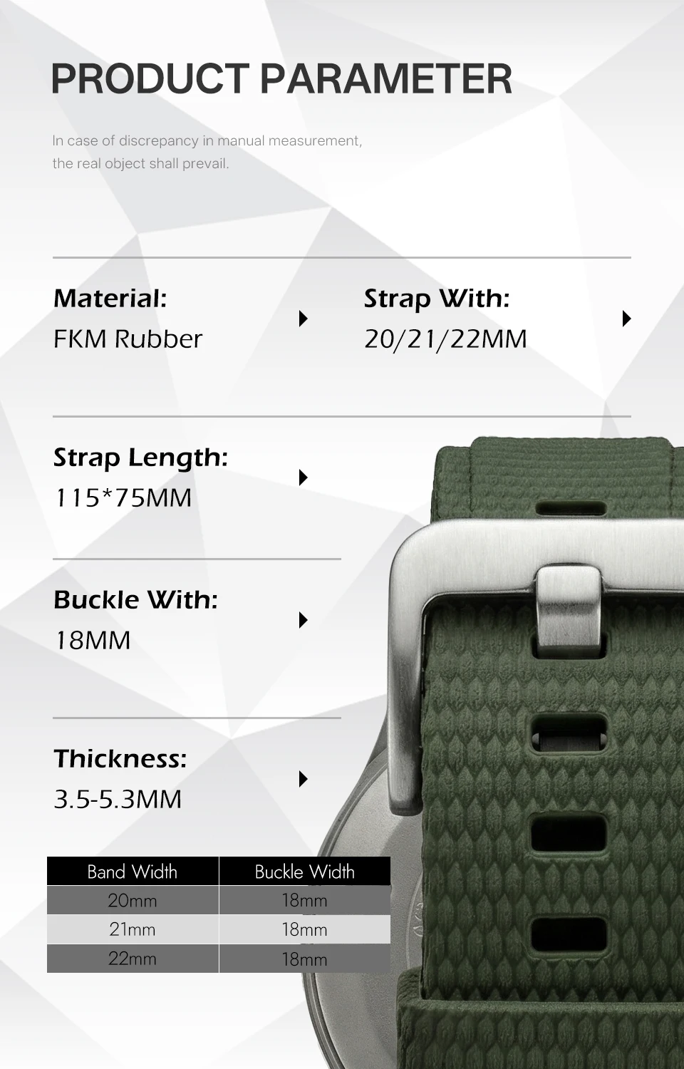 Curved End Watch Band Soft Fluorine Rubber Watchband 20mm/21mm/22mm Waterproof New FKM Watch Strap for Omega Wristwatch