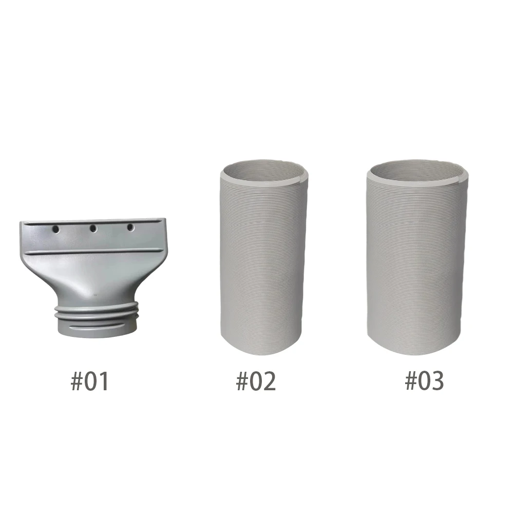 15CM Flat Mouth Joint Exhaust Hose Adapter Portable Mobile Air Conditioner Exhaust Hose Window Duct Pipe Hose Connector Nozzles