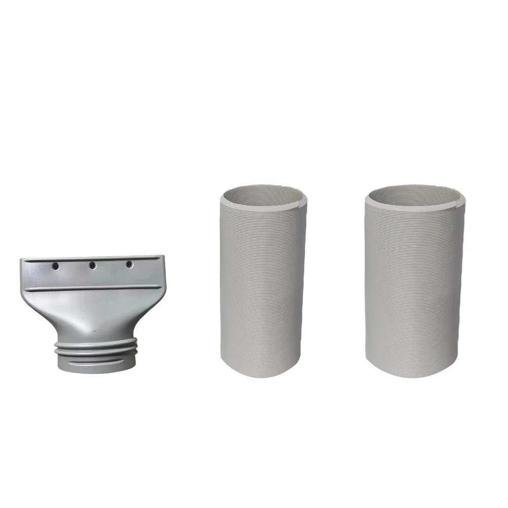 15CM Flat Mouth Joint Exhaust Hose Adapter Portable Mobile Air Conditioner Exhaust Hose Window Duct Pipe Hose Connector Nozzles