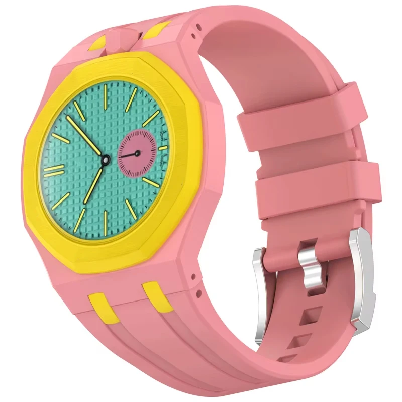 Luxury Modification Kit For Swatch X AP Roya PO PC Watch Case + Silicone Strap Pocket Changer To Wristwatch Accessories