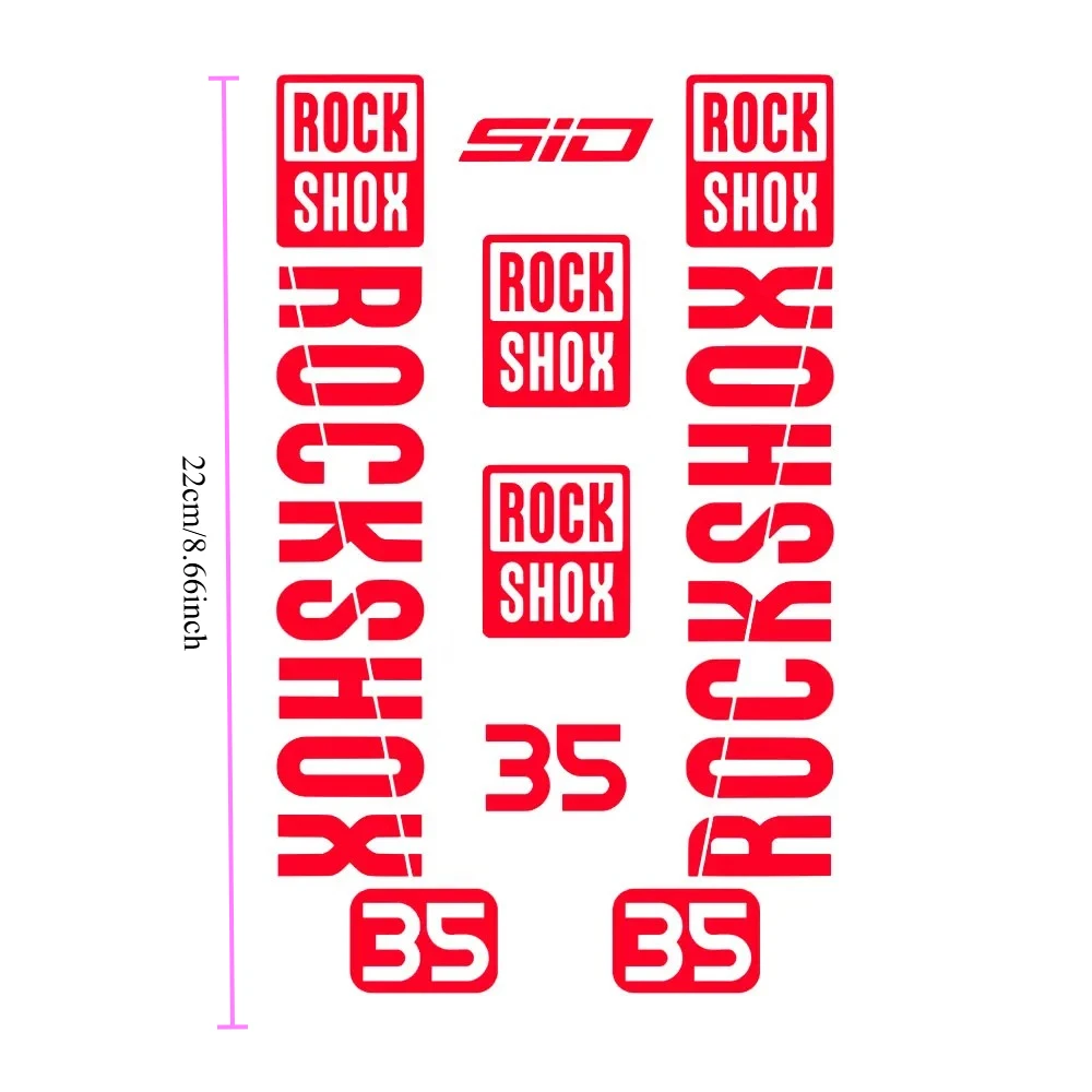 1SET Mountain Bike Fork Decals Waterproof Vinyl Stickers Holographic Colorful Accessory Multi-color Options
