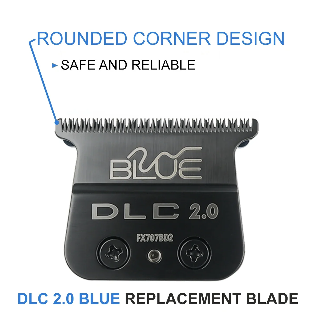 For 707Z Replacement Professional Barber Trimmers DLC Blade Carbon Steel Knife Head Barbershop
