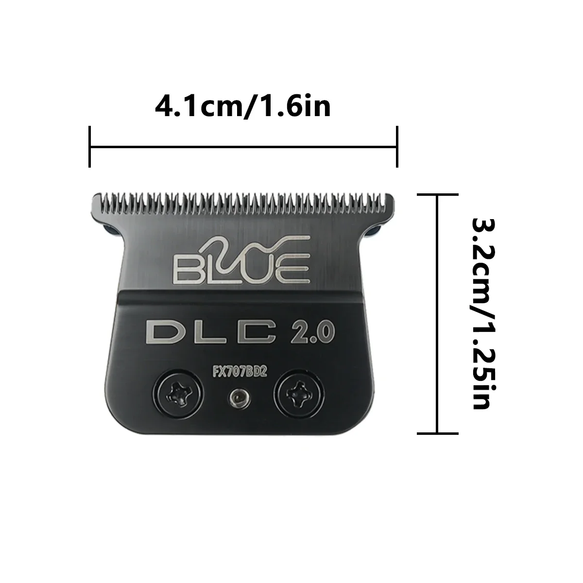 For 707Z Replacement Professional Barber Trimmers DLC Blade Carbon Steel Knife Head Barbershop