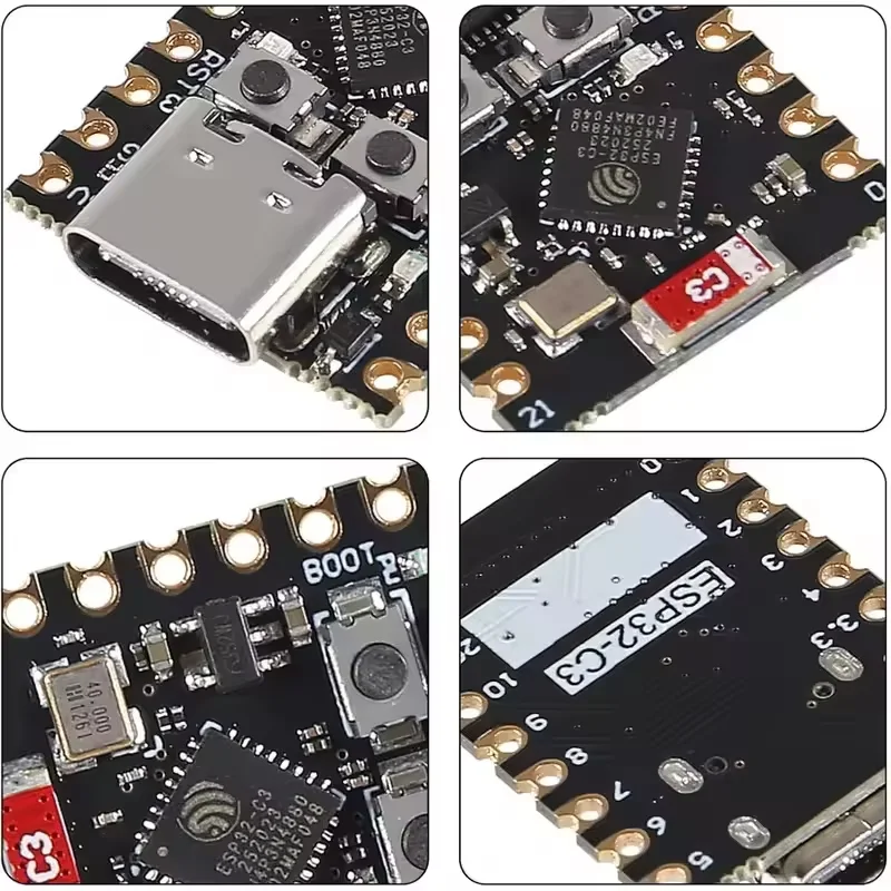 ESP32 C3 Mini Plus ESP32-C3 SuperMini Plus Development Board WiFi Bluetooth ESP32 C3 Super Mini V2.0 Red Board
