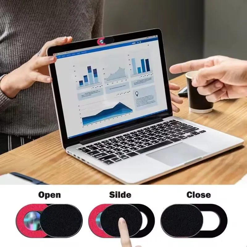 1-20PCS Universal Ultra Thin Laptop Camera Cover Slide Privacy Webcam Stickers for IPhone IPad Computer Camera Blocker Slider