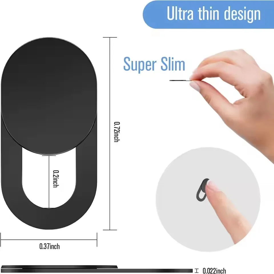 1-20PCS Universal Ultra Thin Laptop Camera Cover Slide Privacy Webcam Stickers for IPhone IPad Computer Camera Blocker Slider