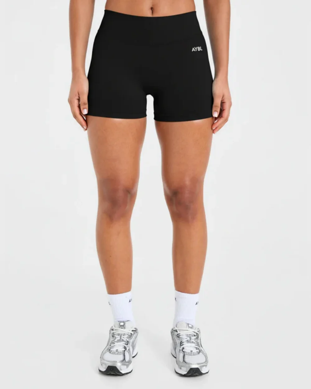 Brand Halter-Neck Top & Sports Bra Set, Ruched Butt-Lifting Fitness Shorts, Athletic Shorts, and Stretchy Fitness Leggings