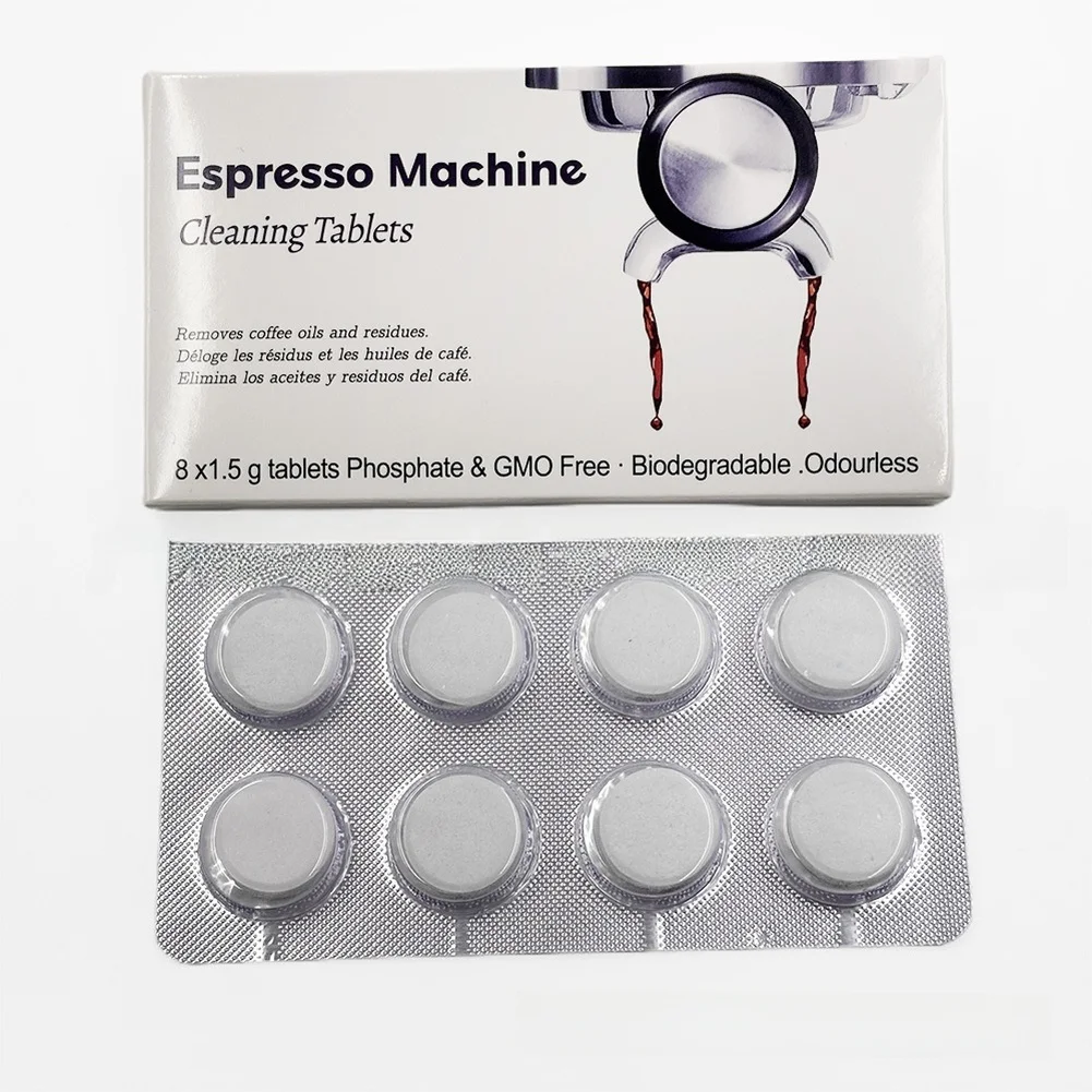 8PCS Cleaning Tablet For Breville Coffee Machine Clean Tablet Descaling Tablet Espresso Machines Water Tank Cleaning Accessorie
