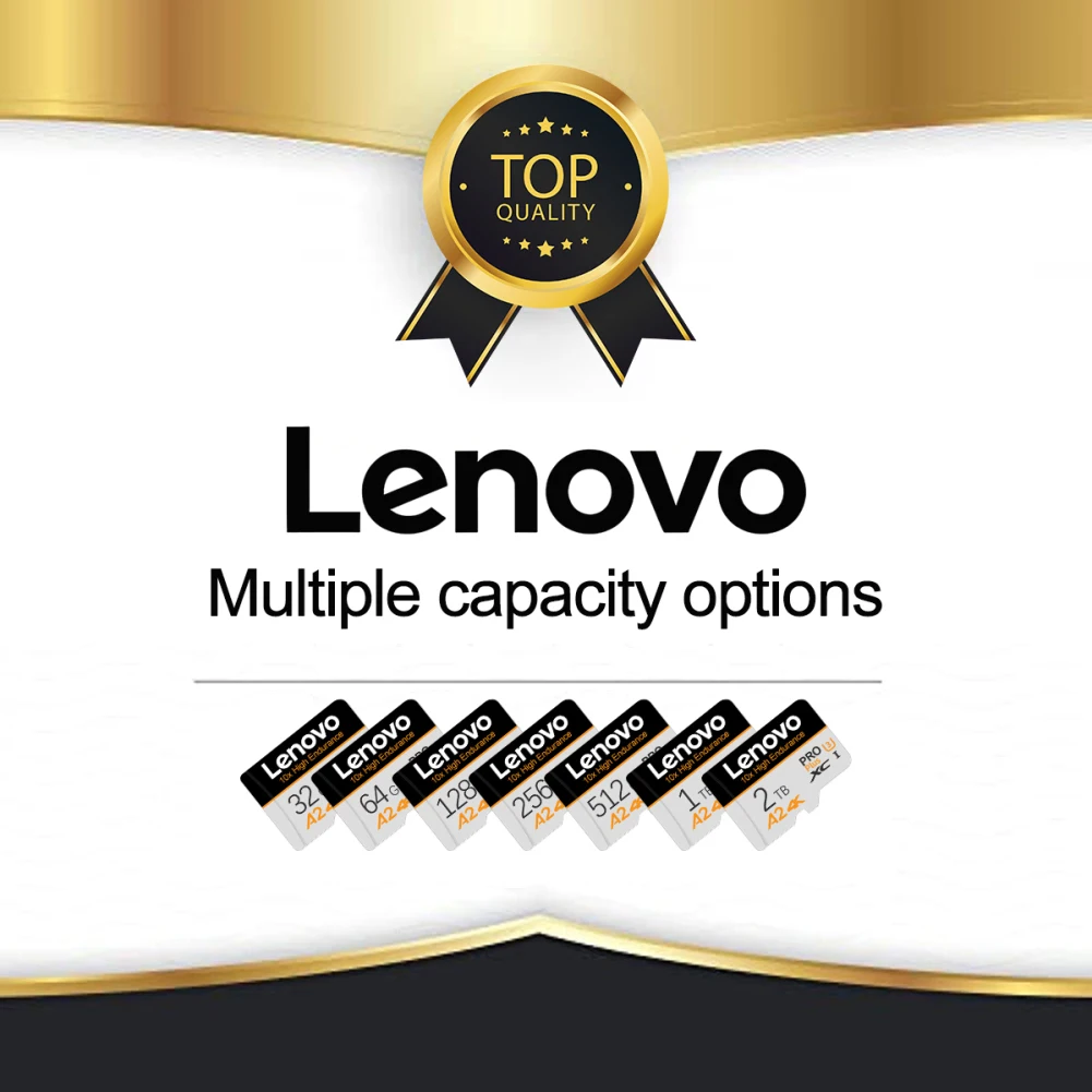 Lenovo SD Card 256GB 512GB Micro TF SD Card Memory Card A2 V60 For Quadcopter 128GB High Speed 4K Video Drone Footage Storage
