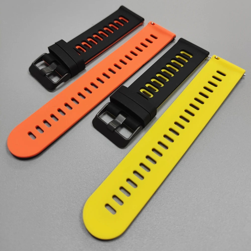 20/22mm Official Strap For Garmin Forerunner 55 245 165 255 265 745 70 170 Music Vivoactive 6 5 Venu Silicone Bands Replacement