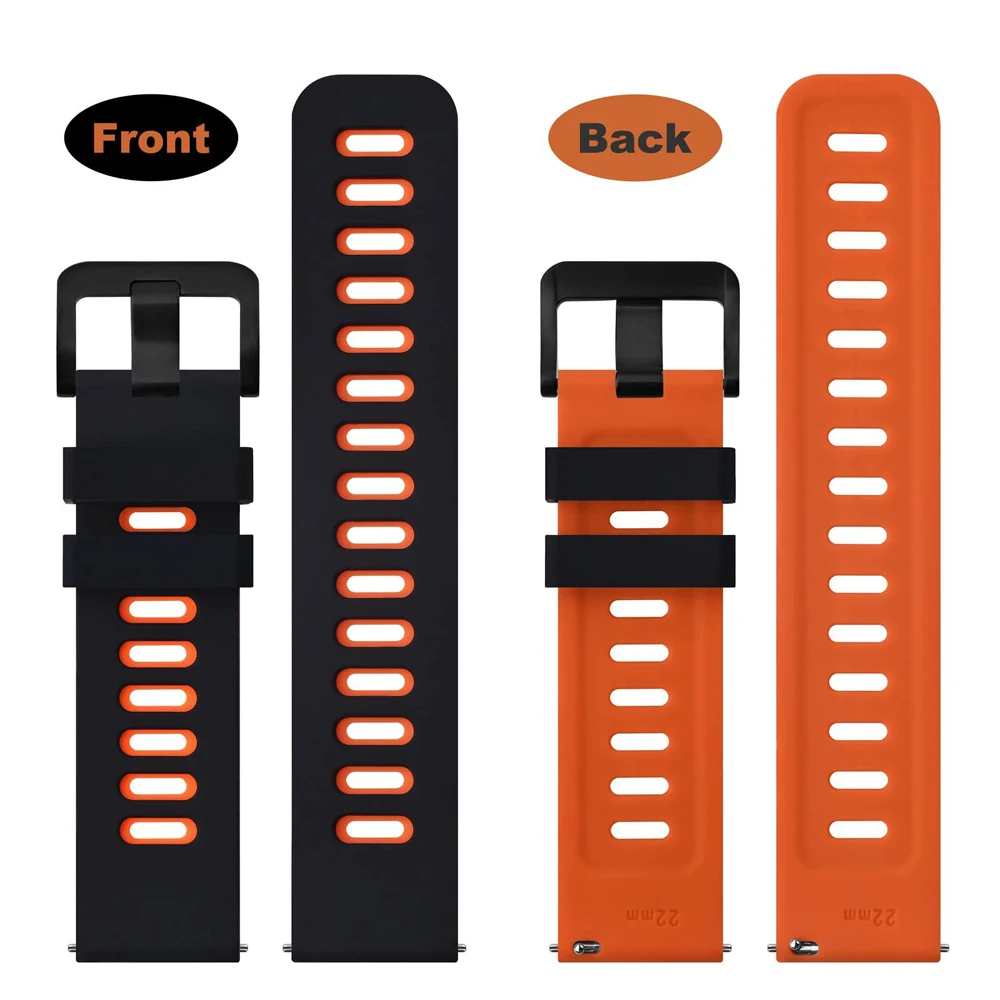 20/22mm Official Strap For Garmin Forerunner 55 245 165 255 265 745 70 170 Music Vivoactive 6 5 Venu Silicone Bands Replacement