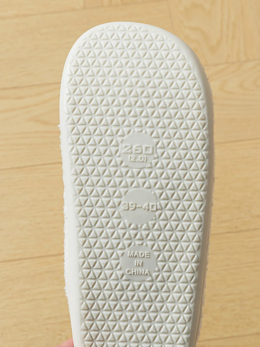 Cute House Slippers Women Winter Home Exquisite Little Heart Love Fuzzy Warm Comfy Non Slip Flat Plush Shoes Girls Gift Lover