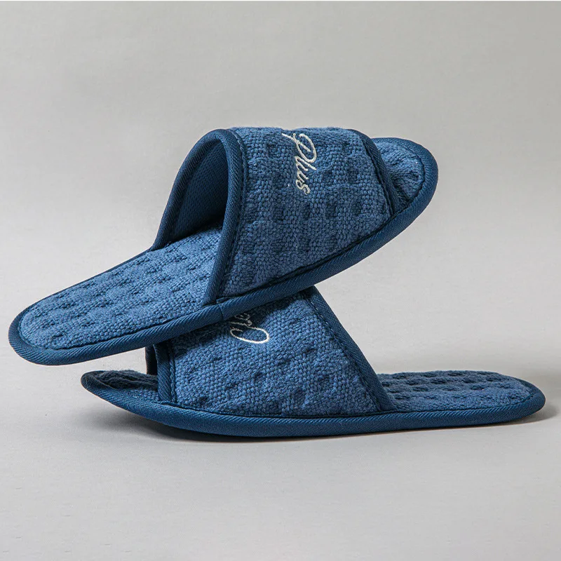 Cotton Casual Home Slippers for Women 2025 Designer Open Toe Slides House Soft Light Summer Elegant Shoes Ladies Flats One Size