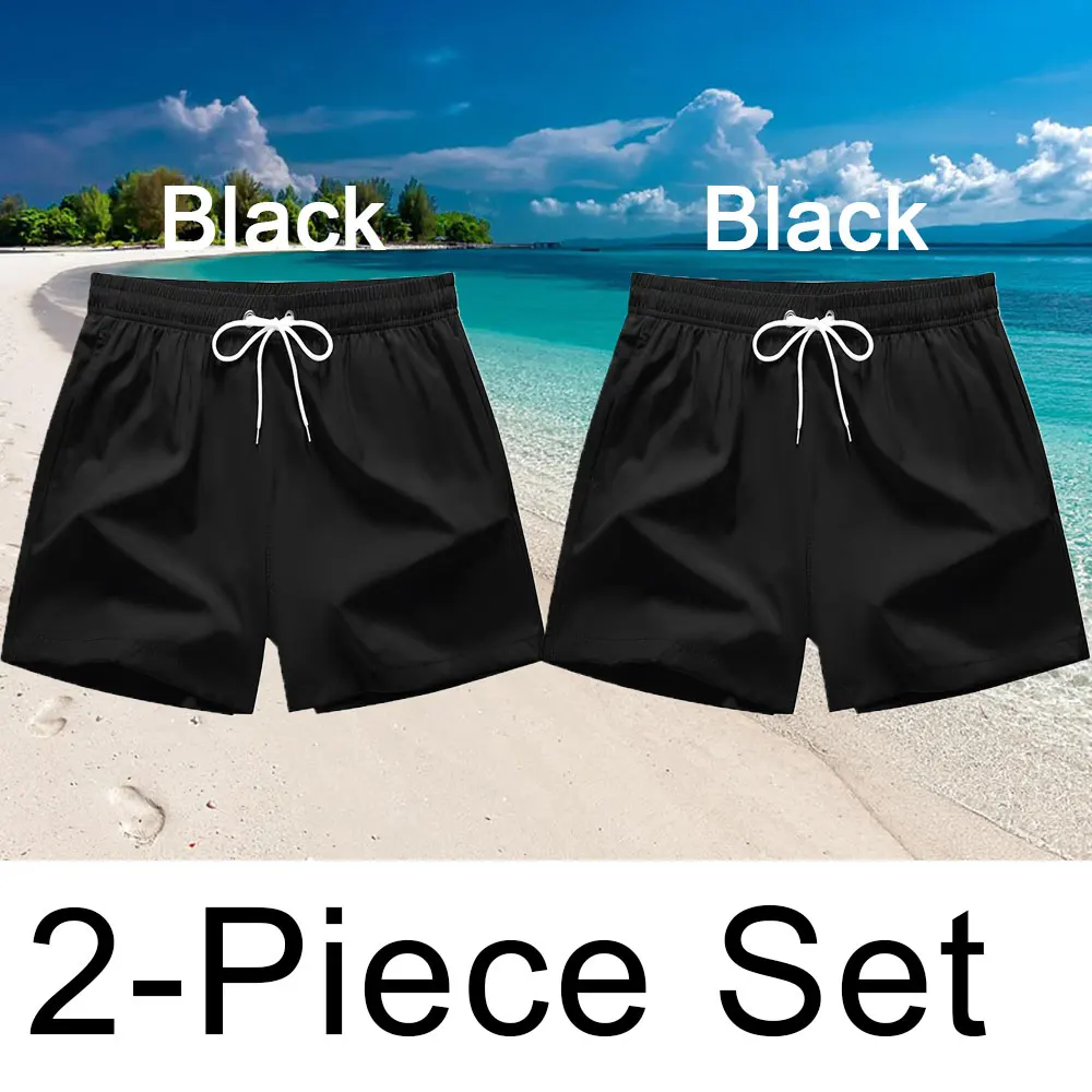 Men's Swim Trunks Swim Shorts Quick Dry Board Shorts Bathing Suit for Swimming Surfing Beach Water Sports Summer 14 Colors S~3XL