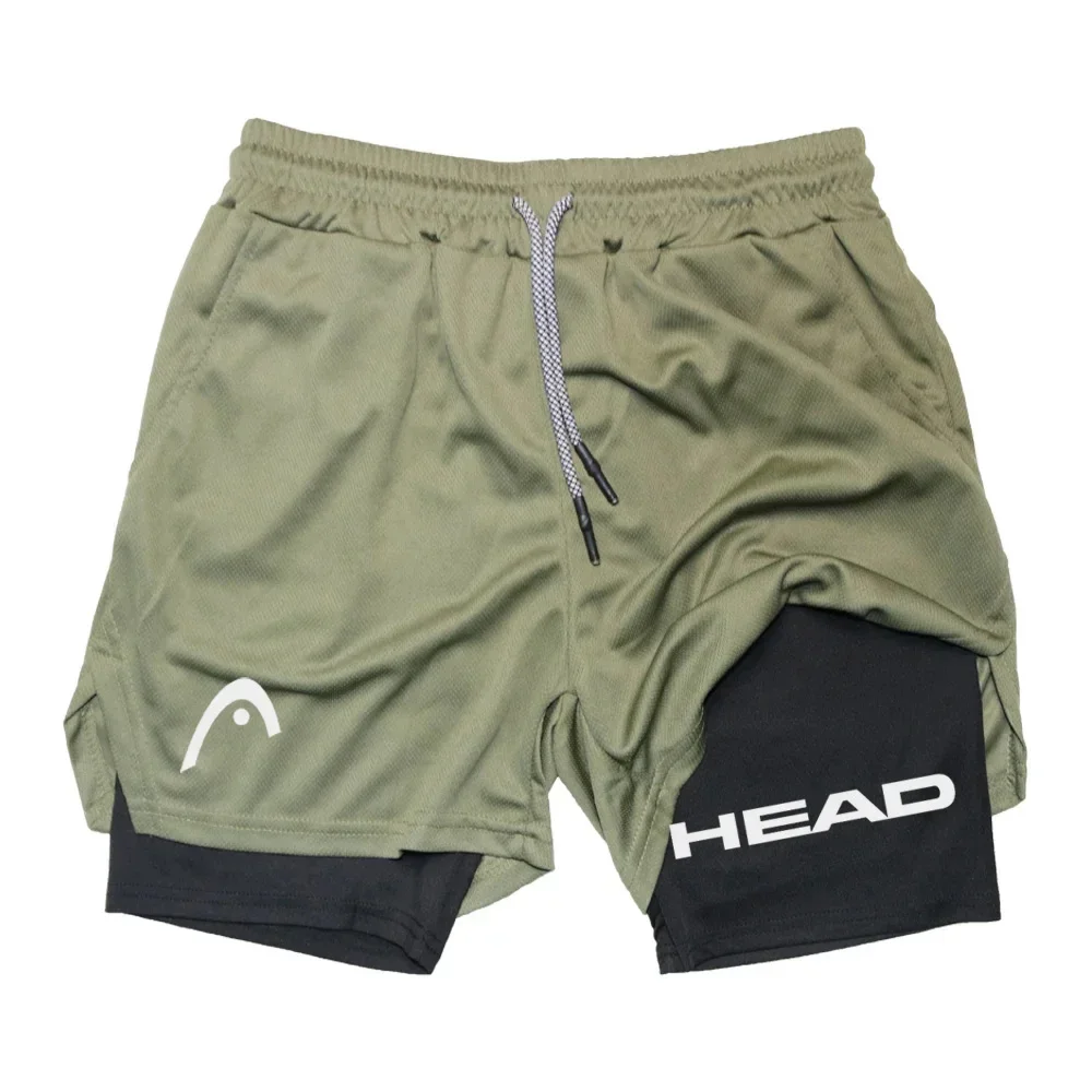 Berserker Anime Running Shorts Men's, Gym Training, Quick Drying, Training, Running, Double Layer, 2 in 1, Summer, New, 2025