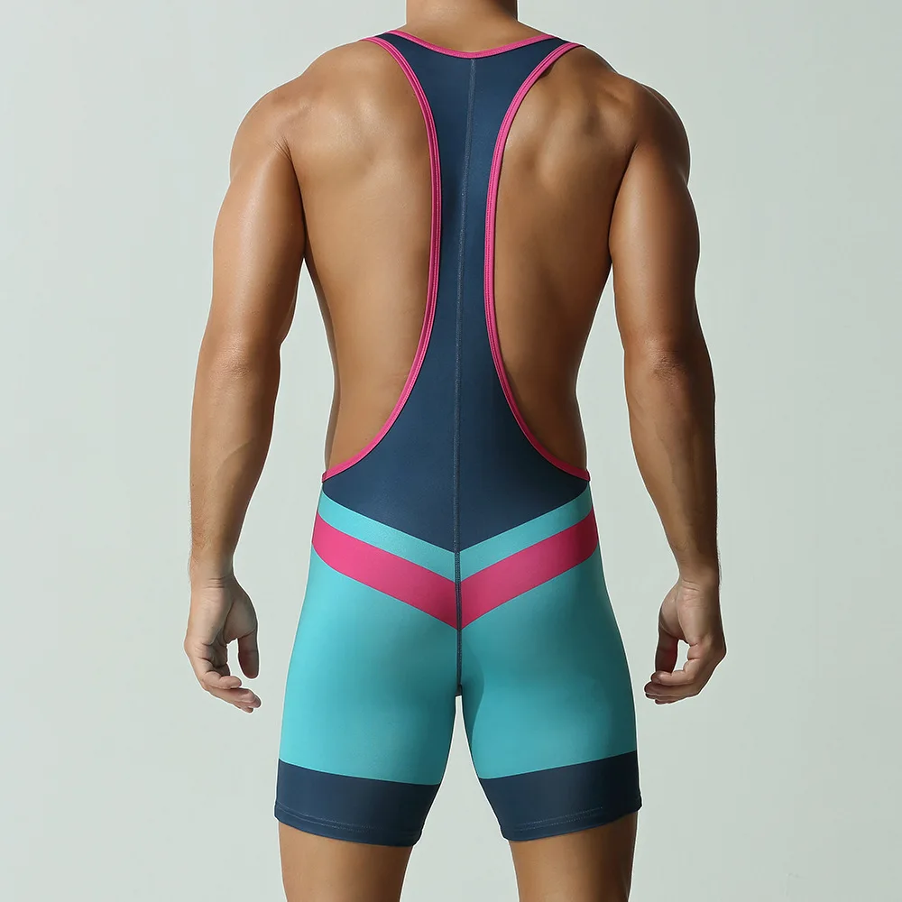 2026New summer quick-drying multi-functional sports vest onesie men's gymnastics wrestling suit beach 25704