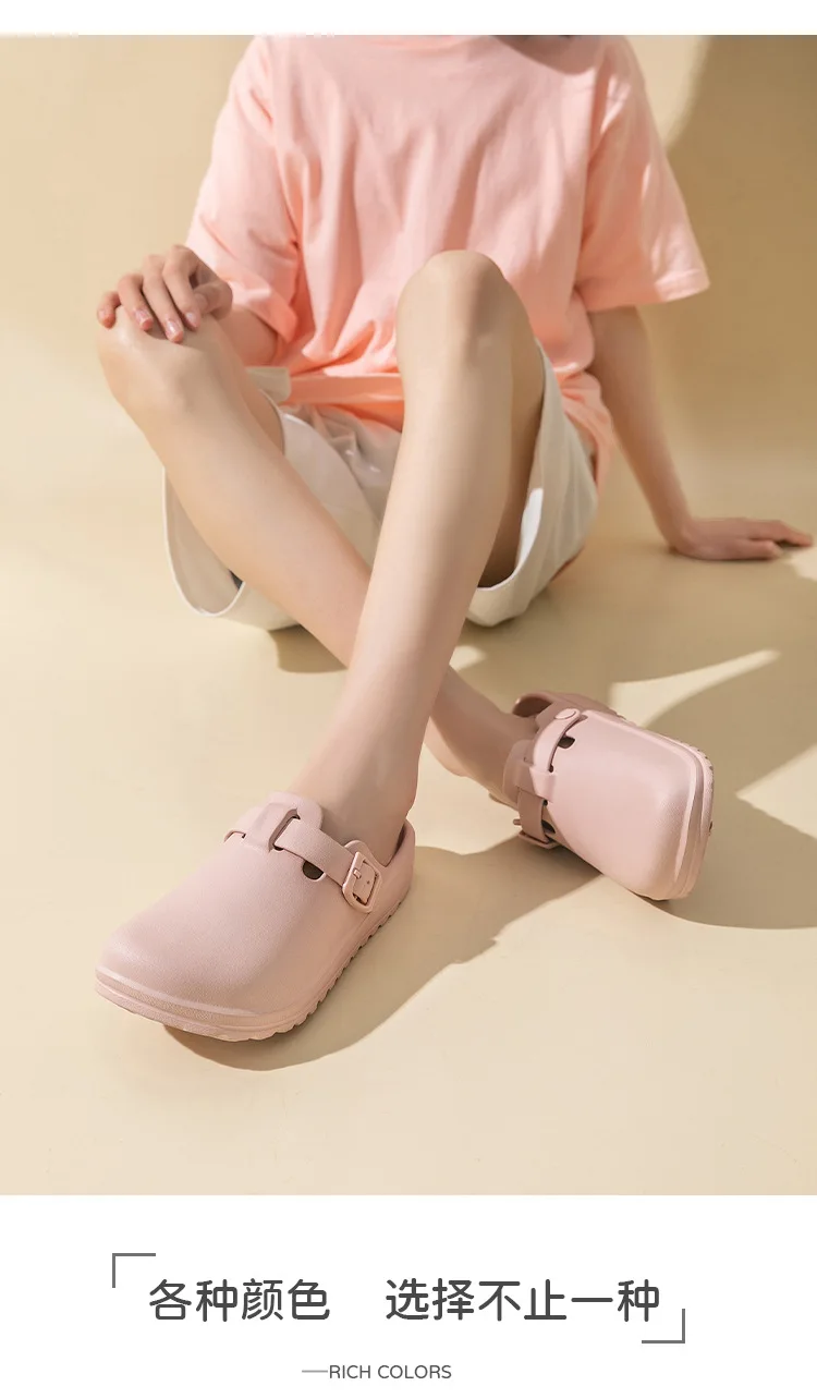 Litfun Fashion Clogs Slippers Anti-Slip Lab Waterproof Medical Slippers Women Men Working Slippers Shoes Nurses Soft Eva Slides