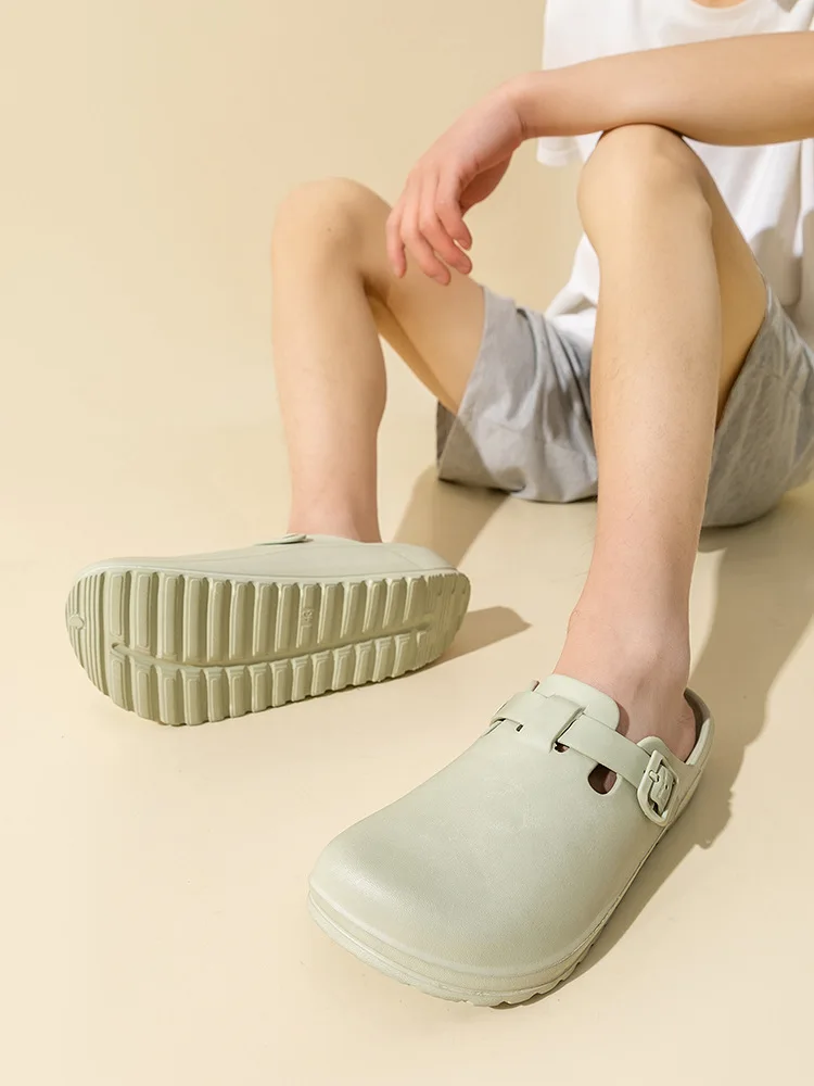 Litfun Fashion Clogs Slippers Anti-Slip Lab Waterproof Medical Slippers Women Men Working Slippers Shoes Nurses Soft Eva Slides