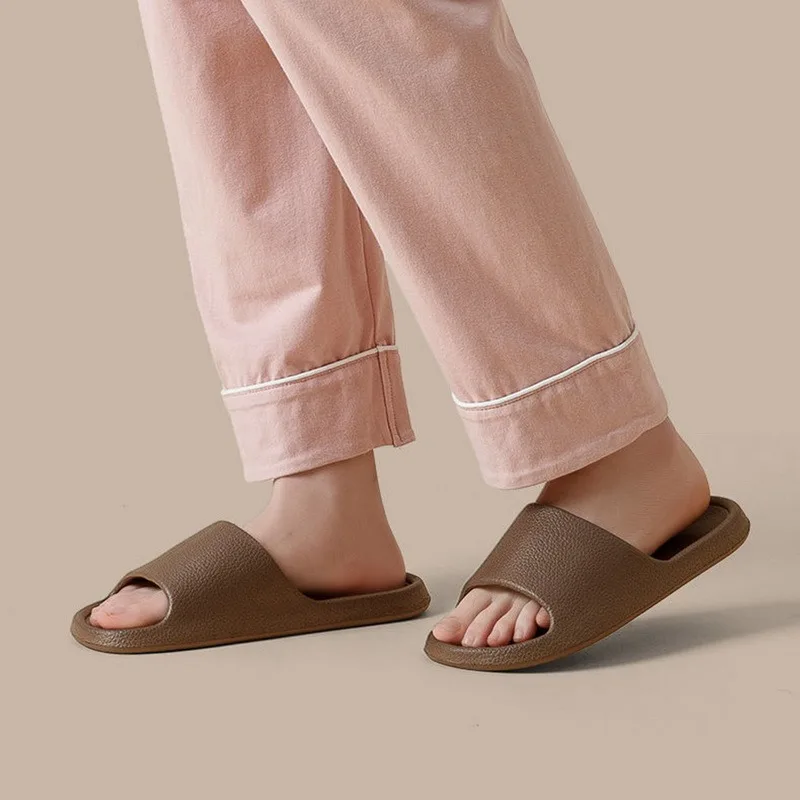 Cloud Sliders Women Men Non-Slip Bathroom Slippers Summer Soft Flip Flop Pillow Sliders Platform Pool Sliders Shower Shoes for I