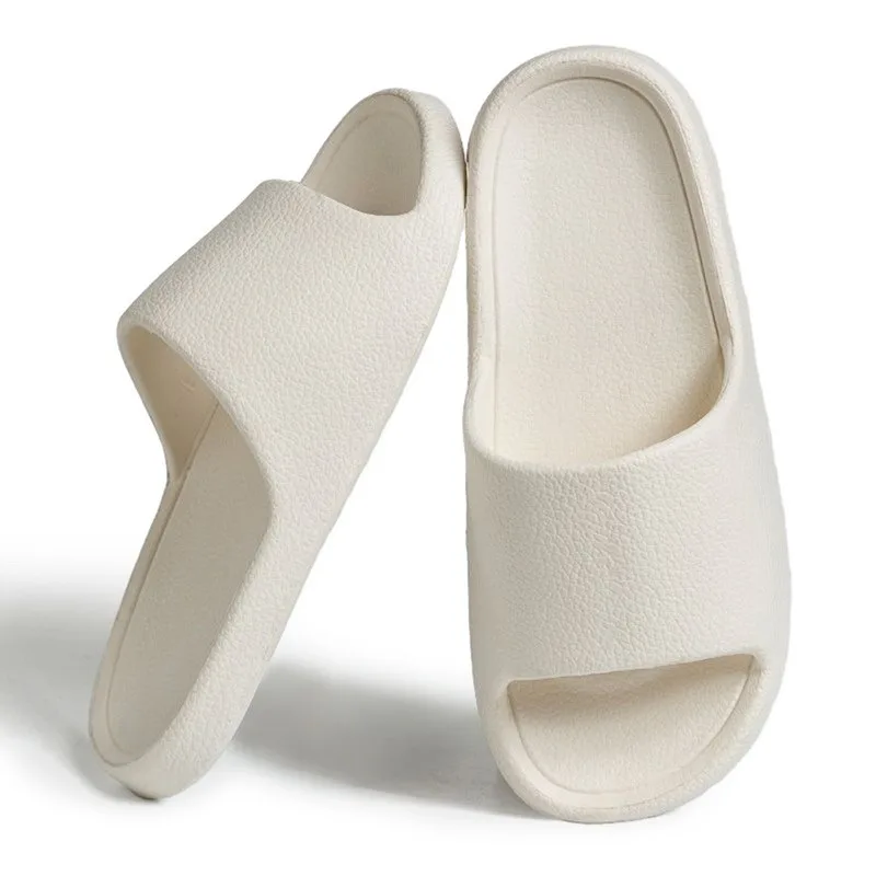 Cloud Sliders Women Men Non-Slip Bathroom Slippers Summer Soft Flip Flop Pillow Sliders Platform Pool Sliders Shower Shoes for I