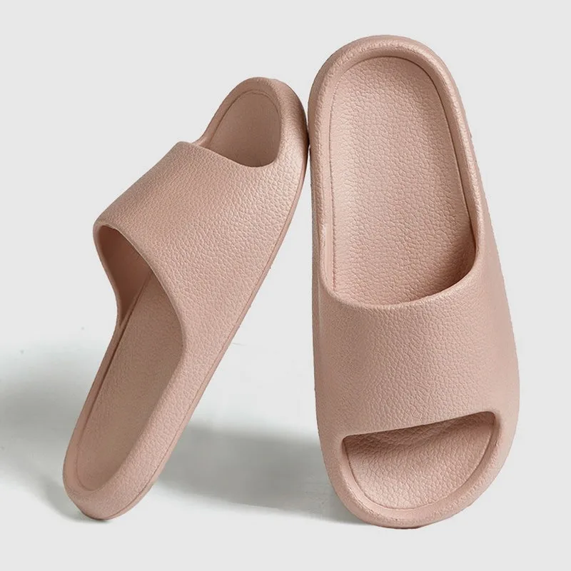 Cloud Sliders Women Men Non-Slip Bathroom Slippers Summer Soft Flip Flop Pillow Sliders Platform Pool Sliders Shower Shoes for I