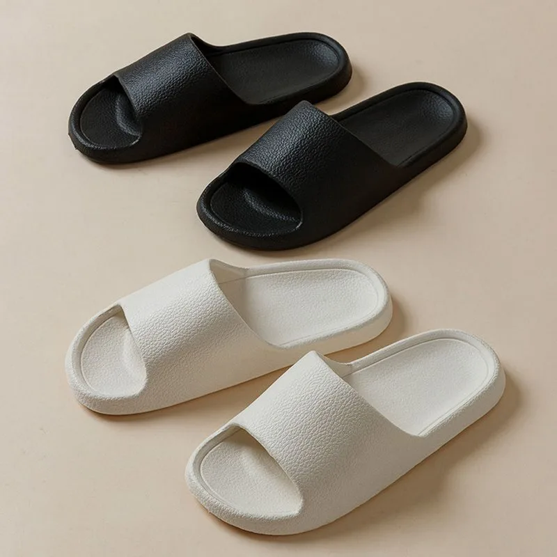 Cloud Sliders Women Men Non-Slip Bathroom Slippers Summer Soft Flip Flop Pillow Sliders Platform Pool Sliders Shower Shoes for I