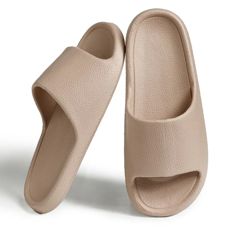 Cloud Sliders Women Men Non-Slip Bathroom Slippers Summer Soft Flip Flop Pillow Sliders Platform Pool Sliders Shower Shoes for I