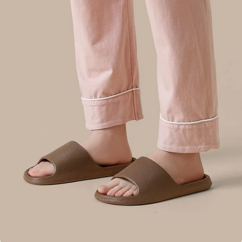 Cloud Sliders Women Men Non-Slip Bathroom Slippers Summer Soft Flip Flop Pillow Sliders Platform Pool Sliders Shower Shoes for I