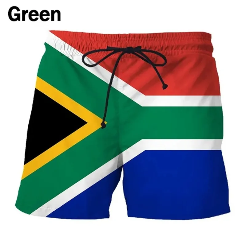 Germany USA UK Flag Beach Shorts Men 3D Printing Board Shorts Swimsuit homme 2024 Summer New Hawaii Swim Trunks Cool Ice Shorts