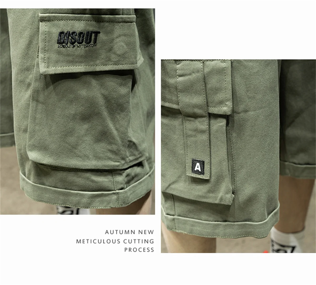 Black Hip Hop Cargo Shorts Men Summer Running High Street Loose Pants Streetwear White Casual Kahaki Shorts Boys Girl