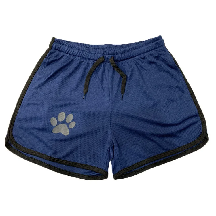 Beach Pants Summer Sports Men's Muscle Fitness Casual Mesh Breathable Pants Running Training Quick Dry Breathable Shorts