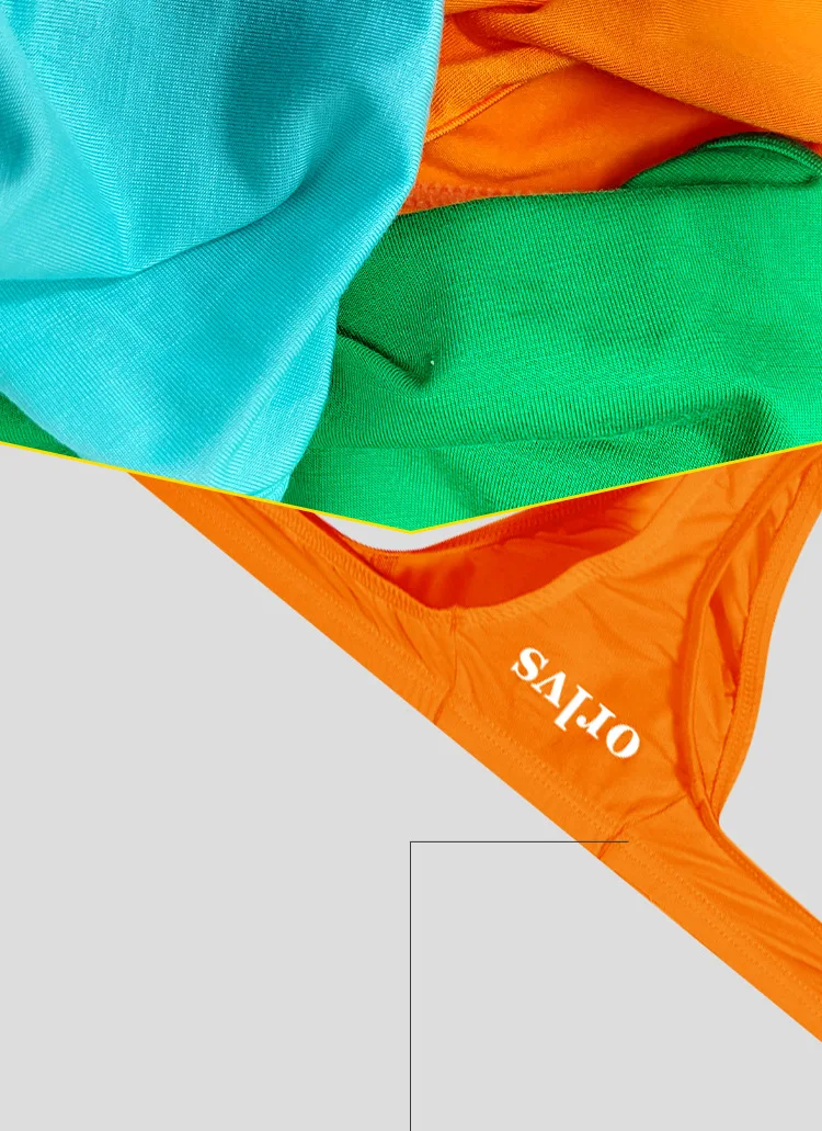 OR680 low-rise panties t-pants men's, briefs, fashion, solid color, half-hip OR680